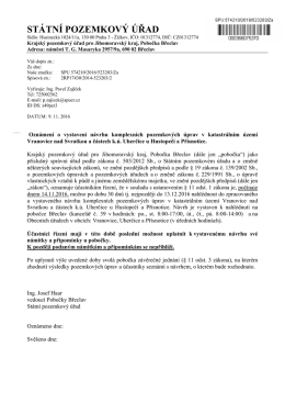 ST&Aacute;TN&Iacute; POZEMKOV&Yacute; &Uacute;ŘAD