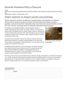 Generuj PDF - Komenda Powiatowa Policji w Pszczynie