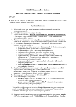 XXXIII Międzynarodowy Konkurs