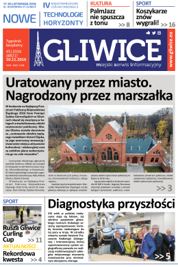 Miejski Serwis Informacyjny &ndash; Gliwice nr 45/2016