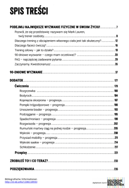 spis treści