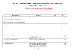 PLAN PRACY