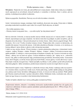 Wielka tajemnica wiary — Martat