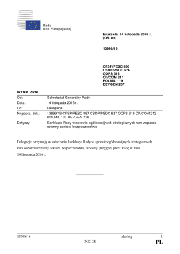 13998/16 ako/mg 1 DGC 2B Delegacje otrzymują w załączeniu