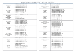 ODWIEDZINY DUSZPASTERSKIE – KOLĘDA 2016/2017