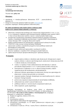 Asystenta naukowego (nr 2016-121)