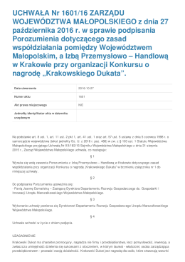 Biuletyny Informacji Publicznej w Województwie Małopolskim