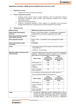 8000 domen polskich teraz od 0 zł na rok!