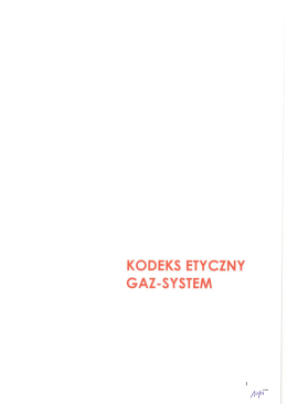 Kodeks etyczny - GAZ