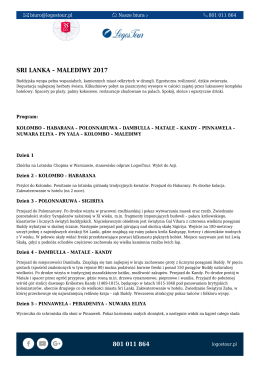 801 011 864 sri lanka &ndash; malediwy 2017