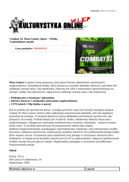 Combat XL Mass Gainer Sport - 5440g