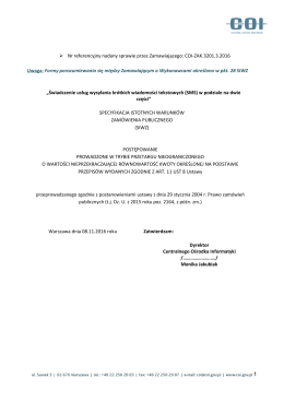 Tekst jednolity SIWZ_10.11.2016