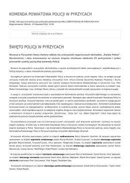 Generuj PDF - Komenda Powiatowa Policji w Pyrzycach