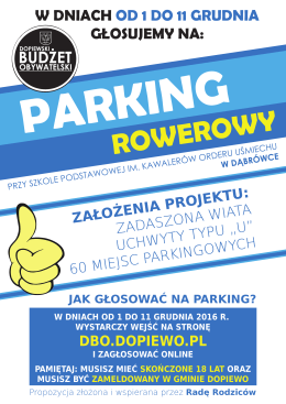Pobierz plakat  - Rada Rodziców przy Szkole Podstawowej w