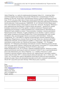 Cieśla konstrukcyjny NORWEGIA(Oslo)