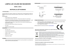 zd23 lampka led czujnik ruchu na bat aaa