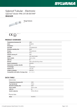 Sylproof Tubular IP66 235 EB 830 RAP