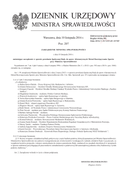 Poz. 207-e.indd - Ministerstwo Sprawiedliwości