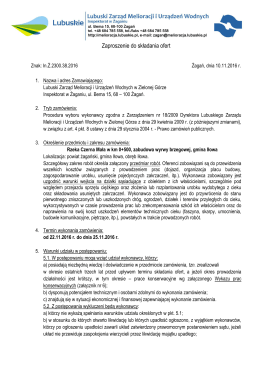 Zaproszenie do składania ofert