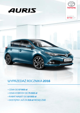 wyprzedaż rocznika 2016