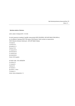 Sportowa sobota w Ostrowcu