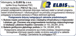 Informujemy, że ELBIS Sp. z oo (spółka Grupy