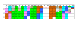 Plan zajęć dla 1 klasy SPF na semestr jesienny roku szkolnego
