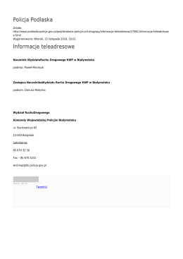 Generuj PDF - Policja Podlaska