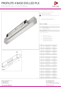 profilite 4 base evg led plx