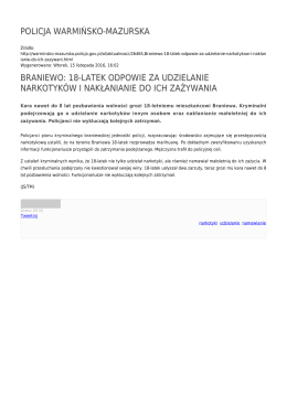 Generuj PDF - Policja Warmińsko