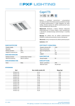 Capri T5 - PXF Lighting