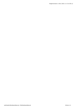 Wygenerowano w dniu 2016-11-14 19:10:38