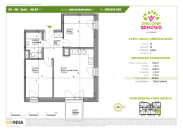 www.zielonebemowo.pl tel. 500 650 550 KARTA LOKALU