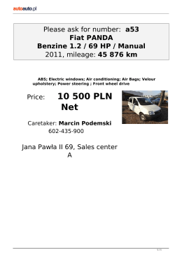 Print offer - Autoauto.pl