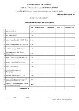 04-Kosztorys ofertowy - Optyk - meble