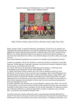 Articles - Marcheurs de Cornouaille