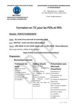 télécharger la fiche de la formation