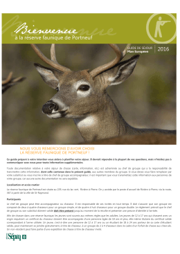 &agrave; la r&eacute;serve faunique de Portneuf 2016
