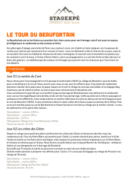 le tour du beaufortain