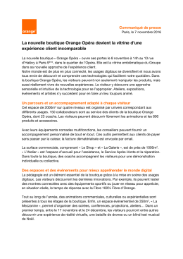 communiqu&eacute; de presse