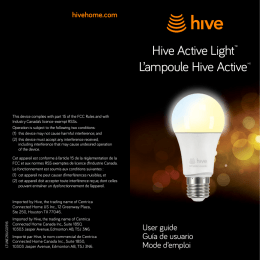 Hive Active Light&trade; L`ampoule Hive ActiveMD