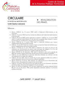circulaire - Maison des Communes de la Vendée