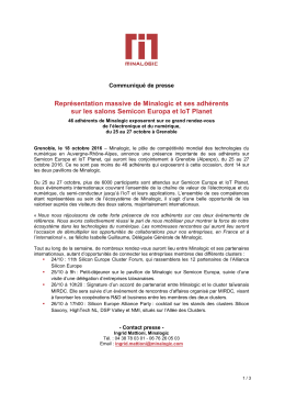 Communiqué de presse