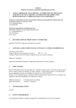 Notice - Boehringer Ingelheim Belgique