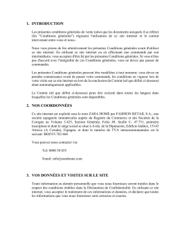 Conditions générales
