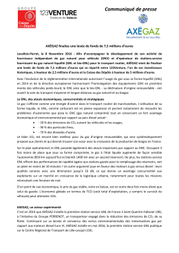 Communiqué de presse - Groupe Caisse des Dépôts