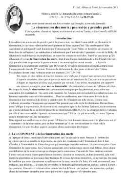 Hom&eacute;lie TO 32 - Abbaye de Tami&eacute;