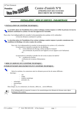 Synth&egrave;se CI-8