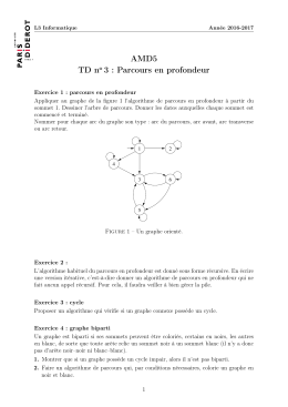 AMD5 TD no 3 : Parcours en profondeur