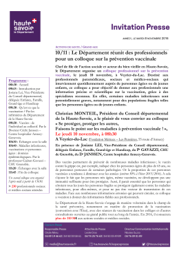 10/11 : Le Département réunit des professionnels pour un colloque